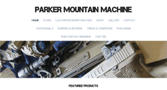 Desktop Screenshot of parkermountainmachine.com