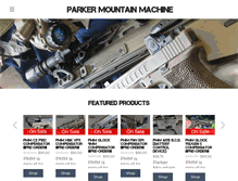 Tablet Screenshot of parkermountainmachine.com